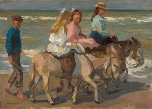 ロバに乗る。 1898-1901 作： Isaac Israels
