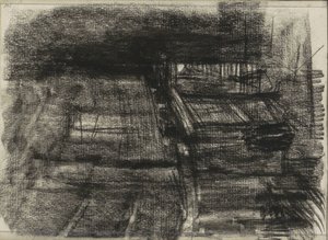 建物、おそらく店頭 作： Isaac Israels
