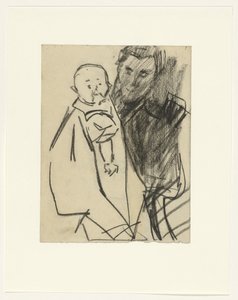 子供を持つ母 作： Isaac Israels