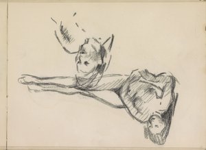 横になっている女性のヌードの 2 つの習作 作： Isaac Israels