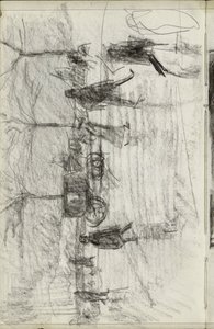 歩く人形と馬車 作： Isaac Israels