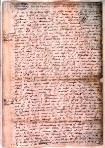 アイザックニュートンによる手紙、1679年11月28日 作： Isaac Newton