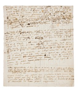 Principia Mathematica の 2 ページの改訂版 作： Isaac Newton