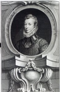 フィリップシドニー卿、ヤコブスウーブラーケン彫刻、1743年
