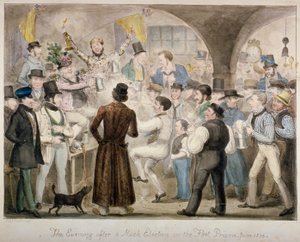 「1835年6月、艦隊刑務所での模擬選挙の後の夜」
