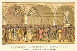 王立証券取引所 作： Isaac, Robert and George Cruikshank