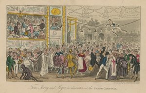 グランドカーニバルで登場人物のトムジェリーとロジック 作： Isaac, Robert and George Cruikshank