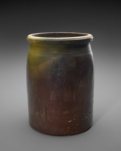 廃人、c。 1873-1882（すべり釉石器）