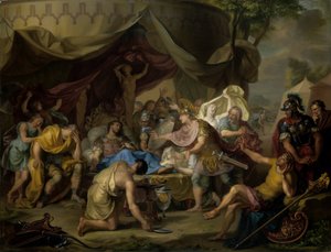 エパミノンダスの死 エパミノンダスの死の床 作： Isaac Walraven