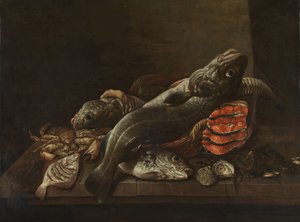 魚のある静物