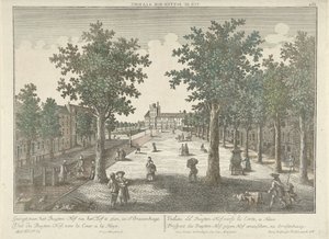ハーグのブイテンホフの眺め Vue du Buyten-Hof、a la Haye。 (アイテムのタイトル) 作： Isaac van Haastert