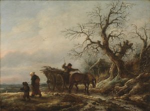 冬景色 作： Isaack van Ostade