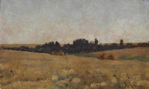 横向き 作： Isaak Ilyich Levitan