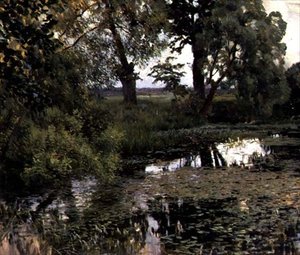 育ちすぎた池 作： Isaak Ilyich Levitan
