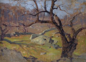ヤルタ付近の眺め、1886 作： Isaak Ilyich Levitan