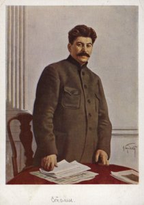 ソビエトボルシェビキ党首、ジョセフスターリン 作： Isaak Israilevich Brodsky