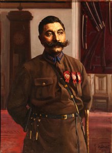 Semyon Mikhailovich Budyonnyの肖像1883-1973、1929 作： Isaak Israilevich Brodsky