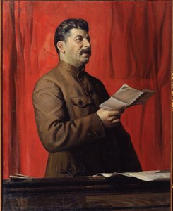 スターリンの肖像 作： Isaak Israilevich Brodsky