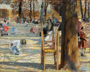 春のリュクサンブール公園 作： Isaak Israilevich Brodsky