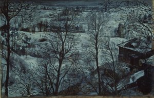 1917年の冬の風景 作： Isaak Israilevich Brodsky