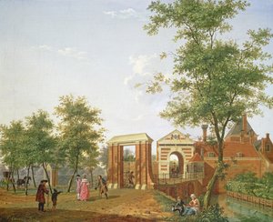 ジルポールトの眺め、ハーレム、1780 作： Isaac Ouwater