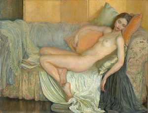 眠そうな夏の日（キャンバスに油彩） 作： Isabel Codrington