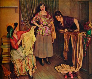 「ブラウスショップ」、1925年 作： Isabel Codrington