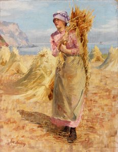 干し草、1893-1900 作： Isabella Jobling
