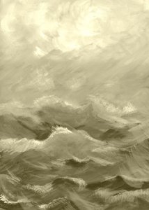 荒れた海 2