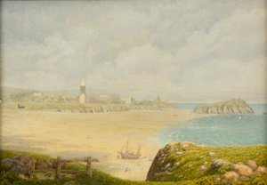 「テンビー、ビーチ」、1870-1927 作： Isambard Owen