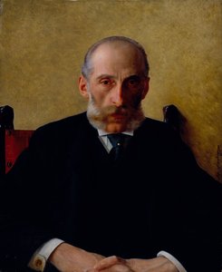 イシドール・ゲウィッチの肖像、c。 1900 作： Isidor Kaufmann