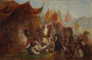 皇帝ナポレオン3世と皇后ウジェニーのレセプションのスケッチ...、1860年頃1862-67。 作： Isidore Pils