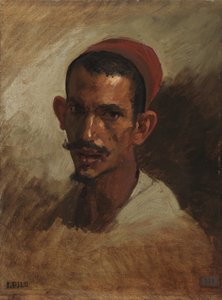 若いアラブ人の首のための研究、1860年から62年頃