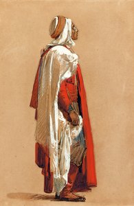 オリエンタル衣装を着た男の研究 作： Isidore Pils