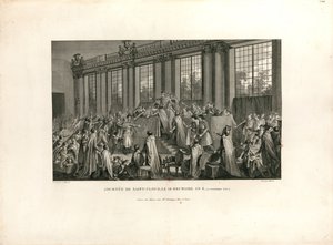 ブリュメール 18 日のクーデター、1800 年。 作： Isidore Stanislas Helman
