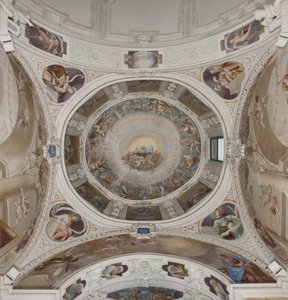 永遠の父を持つ楽園」1623年から34年頃（フレスコ画）（3496185の詳細 作： Isidoro Bianchi