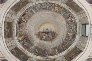 永遠の父との楽園」1623-34年頃（フレスコ画）（3496185の詳細 作： Isidoro Bianchi