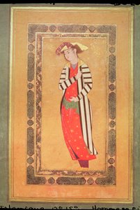 アルバム2160 Portrait of a Man、From Album de Pieces Calligraphiees et de Miniatures、13th-15th Century 作： Islamic School