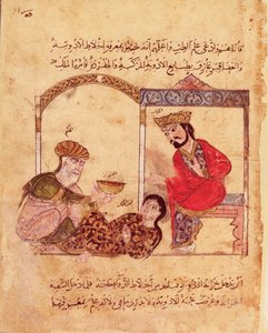 Ms.Arabe 3465 fol.78医療相談、カリラ書とディムナ書から 作： Islamic School