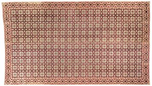 夏の床の敷物、c.1650（金属糸のベルベットと絹） 作： Islamic School