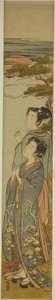 元旦に日の出を迎える 作： Isoda Koryusai