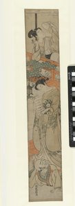 忠臣蔵第七幕のパロディ 作： Isoda Koryusai