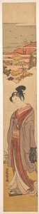 海辺を散策する若い男性 作： Is田流彩