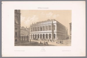 リヨン オペラ ハウスの眺め ライオンズ。 Le Grand Théâtre (オブジェクトのタイトル) 現代フランス（シリーズタイトル） La France de nos jours (オブジェクトのシリーズ タイトル)