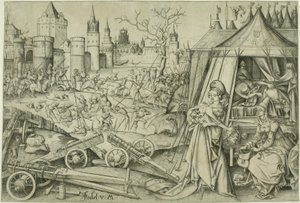 ジュディス、1495年頃 作： Israhel van Meckenem