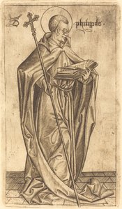 聖フィリップ、c。 14701480。 作： Israhel van Meckenem