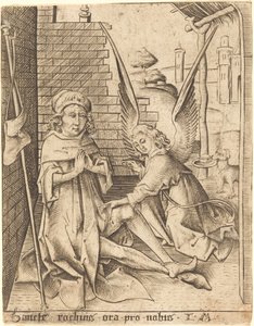 Saint-Roch、c。 14901500。 作： Israhel van Meckenem