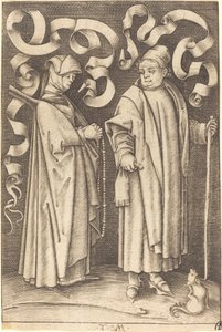 Churchgoers、c。 14951503。 作： Israhel van Meckenem