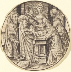 割礼、c。 14701480。 作： Israhel van Meckenem