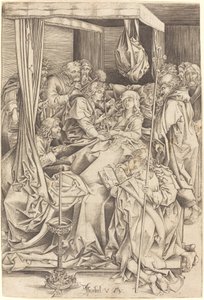 処女の死 作： Israhel van Meckenem